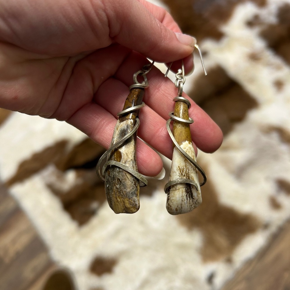 Buffalo Teeth Earrings